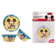 Picture of MICKEY MOUSE CUPCAKE CASES X 50  5 CM X H 3 CM
